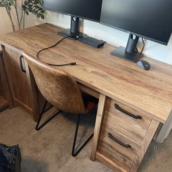 Office Desk Drawer Chair Set