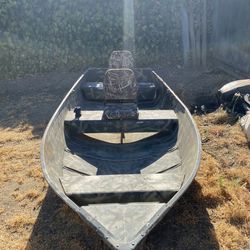 14ft Sears Boat, Trailer And 3hp Game fisher Motor. for Sale in