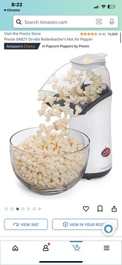 Presto Hot Air Popcorn Popper
