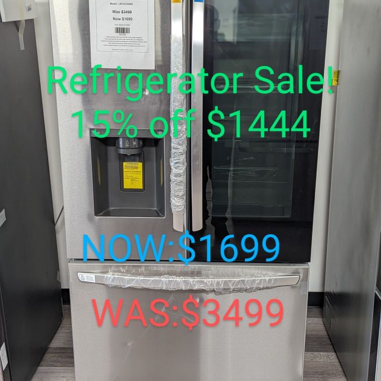 26cu Counter Depth French Door Refrigerator with InstaView Door 