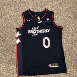 Tyrese Maxey Philadelphia 76ers Fanatics Navy City Edition Jersey BRAND NEW M