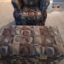La-Z-Boy Chair And Ottoman