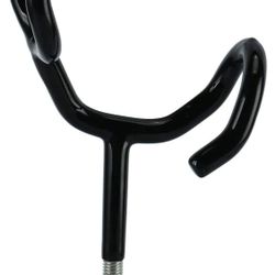 Set Of 3 Sure Grip Steel 25 Degree Angle Rod Holder with Mounting Base, 3/8 Inch Diameter Coated Steel Rod-PVC Dipped Fishing Pole Holders for Boa