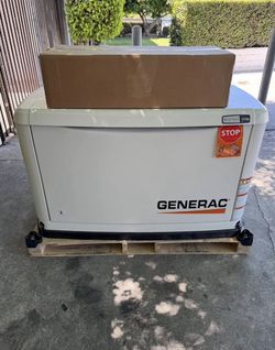 Generac 24,000 Watt - Dual Fuel Air- Cooled Whole House Home Standby Generator, Smart Home Monitorin