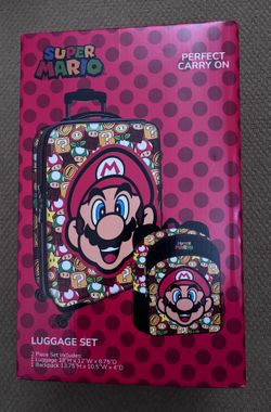 SUPER MARIO LUGGAGE SET