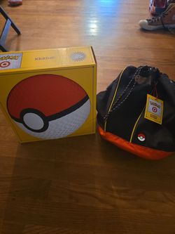 Pokemon x kickball and bag.