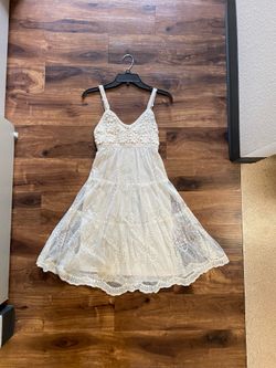 Brand New Woman’s Whisperss brand Beige Lace Dress Up For Sale