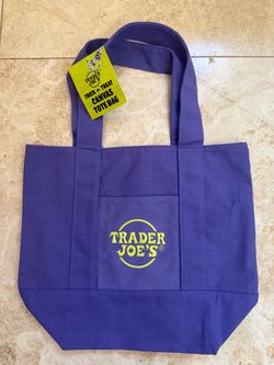 NEW Trader Joe’s Halloween Tote PURPLE