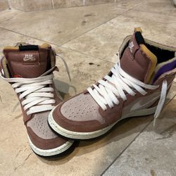 Nike Air Jordan 1 Zoom Air CMFT Stone Rose White Shoes (Size US 7)