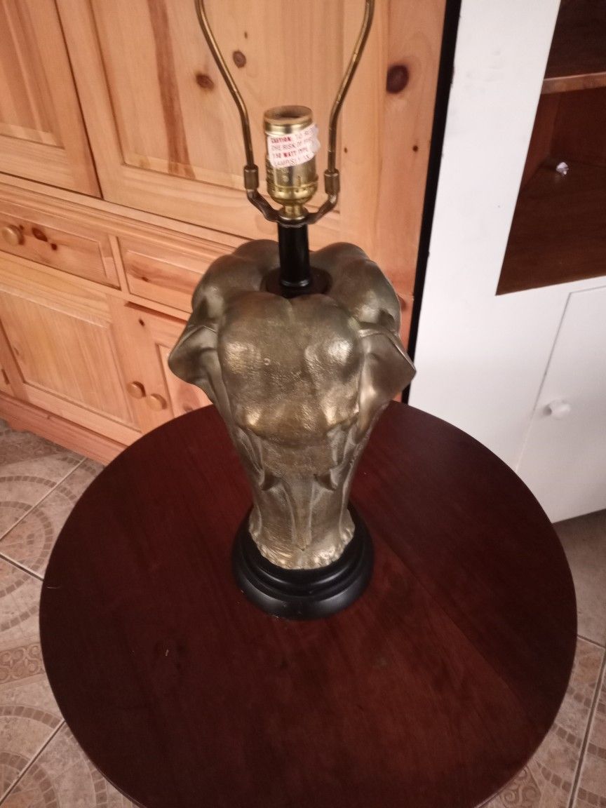 Vintage Elephant Lamp