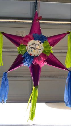 Happy Birthday Star Pinata
