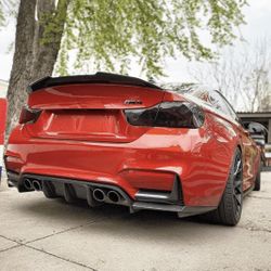 PSM STYLE FORGED CARBON FIBRE REAR SPOILER BMW 4 SERIES F32