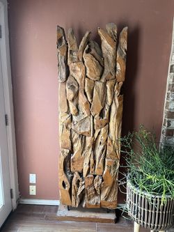 Rare Wood Sculpture Floor Piece