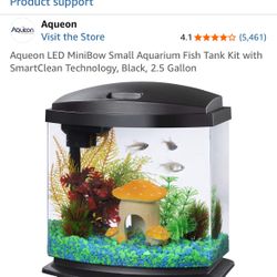 Aqueon  2.5 Gallon fish Tank
