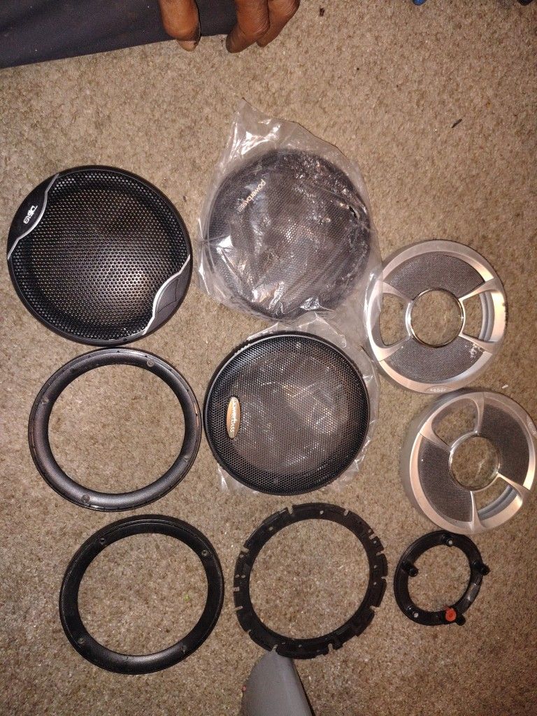 Speaker Covers,Spacers,Brackets 6m5/6"/4"