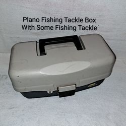 Plano Fishing Tackle Box With A Little Bit Of Fishing Tackle Included In Excellent New Condition