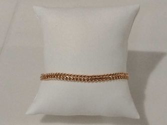 Mesh Cuban Link Style Yellow Gold Bracelet 14k 4.5 Grams 8 Inch Vc0526oormia