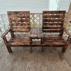 Custom wood bench (READ DISCRIPTION)