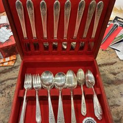 Silver Plated Silverware Set