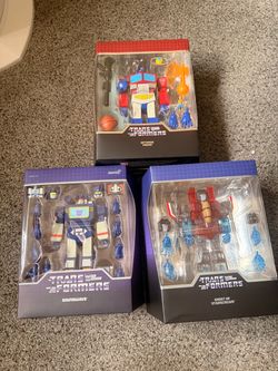 Super7 Transformers Action Figure Set of 3