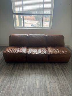 Leather couch