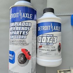 Limpiador De Frenos Y Liquido Dot-3