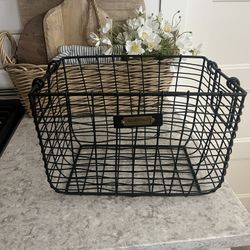 Hearth And Hand Metal Basket $12