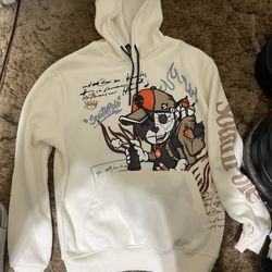 South Pole White And Cream Hoodie 