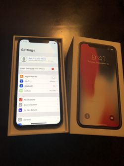 Iphone x 64gb at&t n cricket new