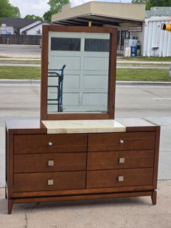 DRESSER WITH MIRROR