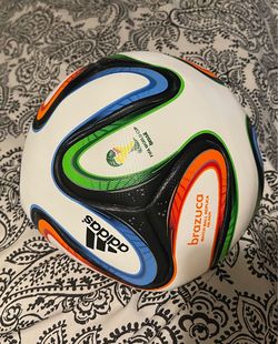 2014 World Cup ball , brazuca