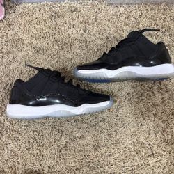Jordan 11 Black Low Retro Space Jams GS 