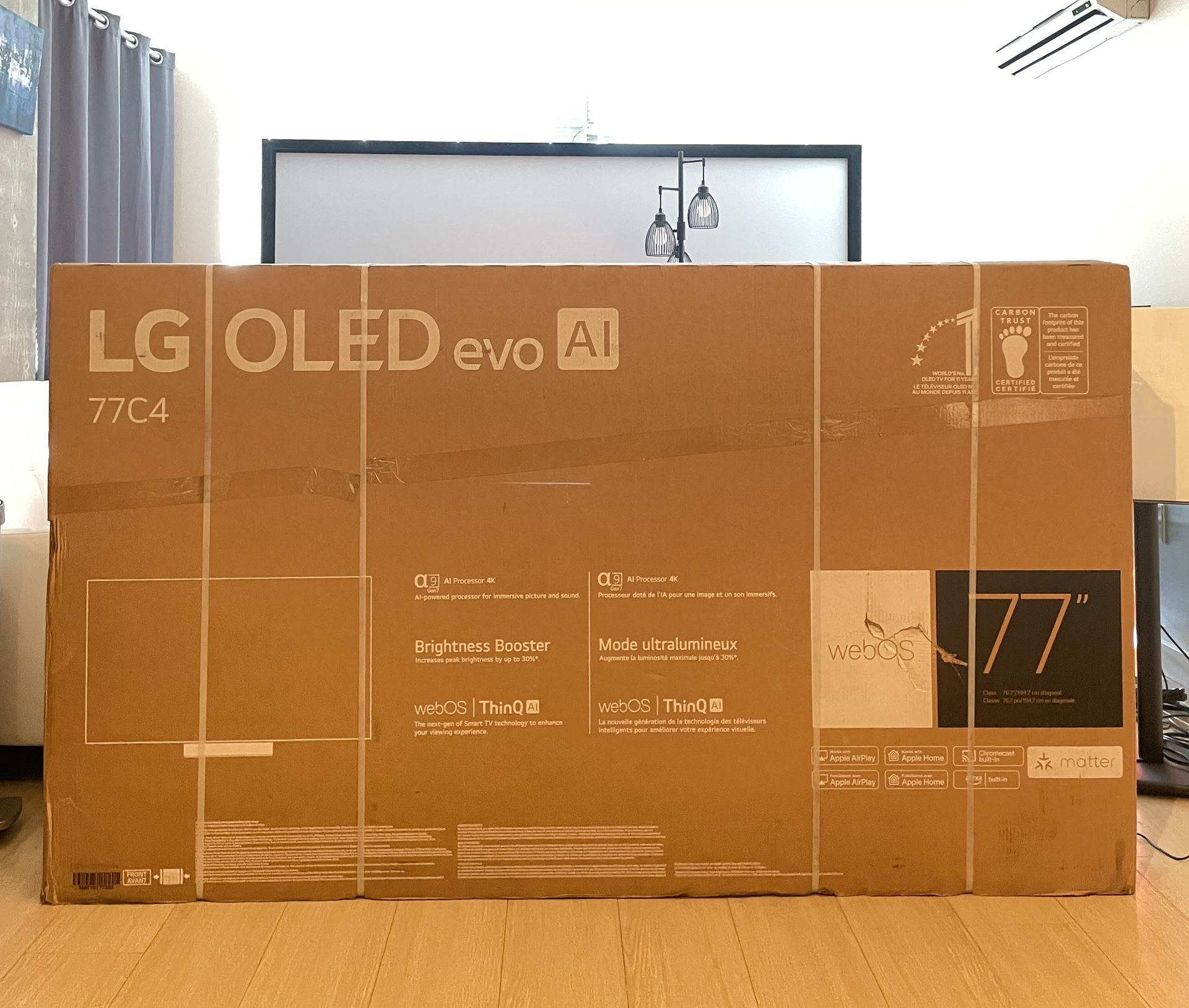Brand New LG OLED C4 TV 77 inch