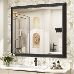 Bathroom mirror 40”L x 38” W