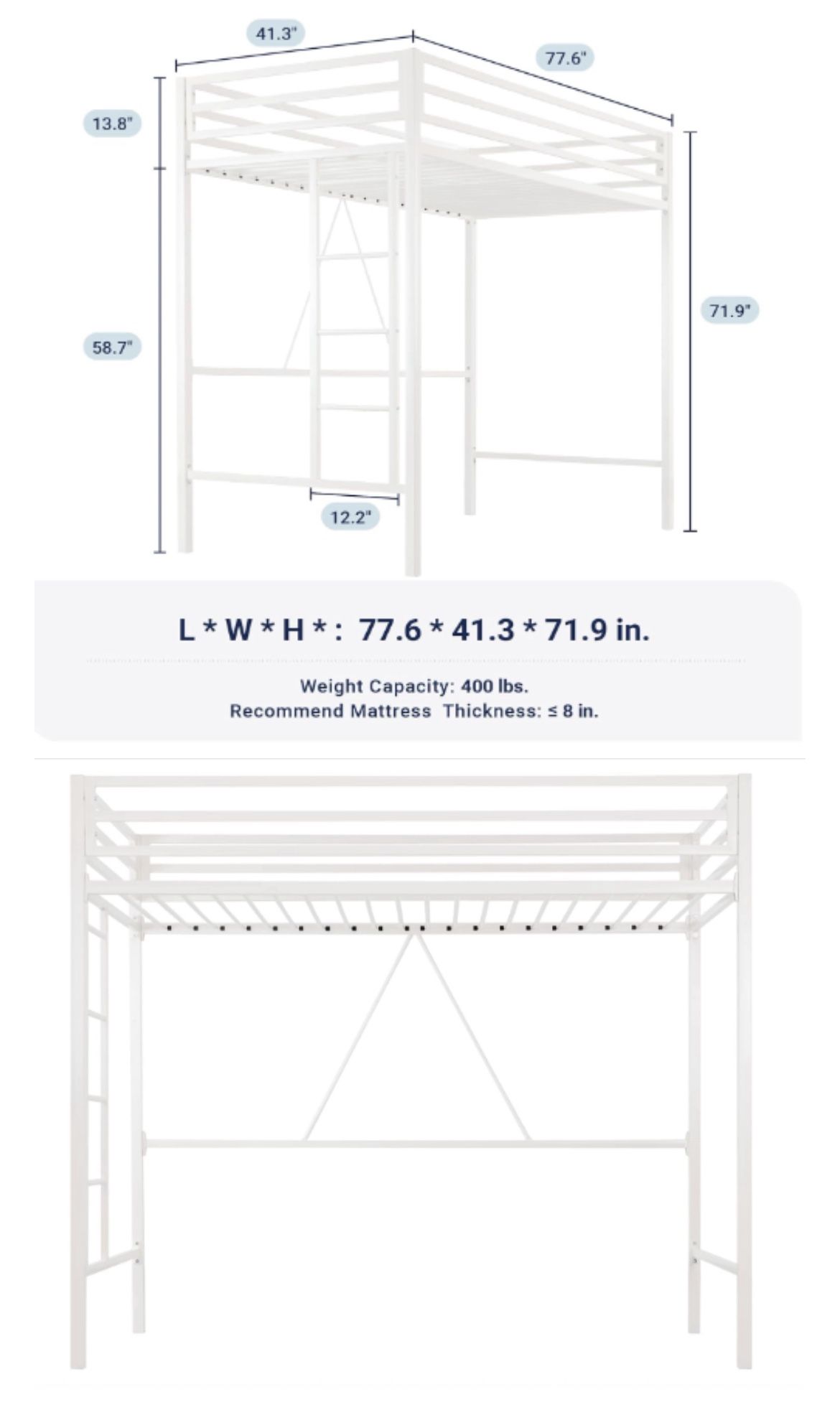 Bunk Bed Frame 