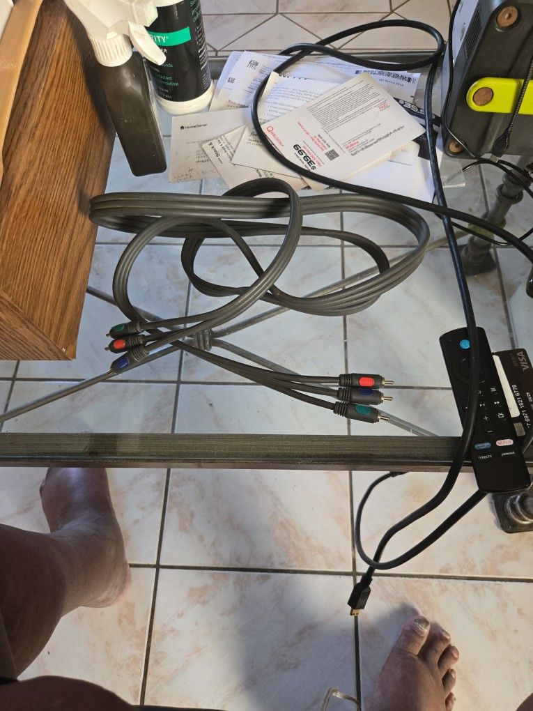 HDMI, RCA Cables