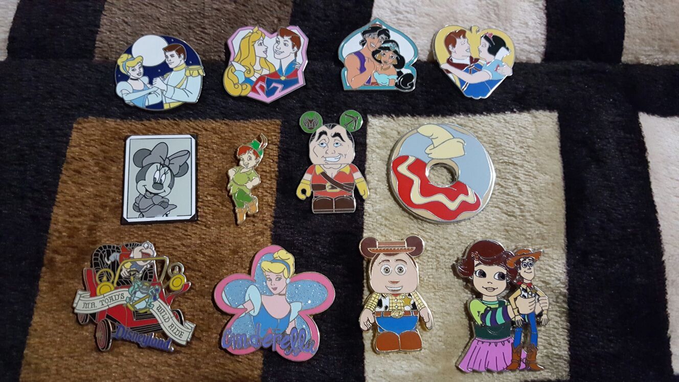 Disney pins.