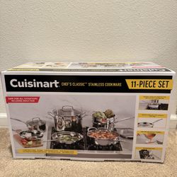 Cuisinart Chef's Classic 11-pc. Stainless Steel Cookware Set