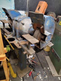 HEAVY DUTY GE GRINDING WHEEL BENCH GRINDER INDUSTRIAL