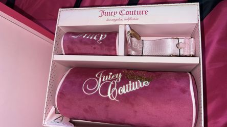 Juicy Couture 3 PC Barrel Bag Crossbody & Micro Barrel Pouch ( Limited Edition)