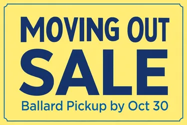 Moving Out Sale - Furniture
