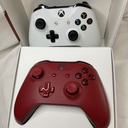 Xbox Controller Red And White Great Quality