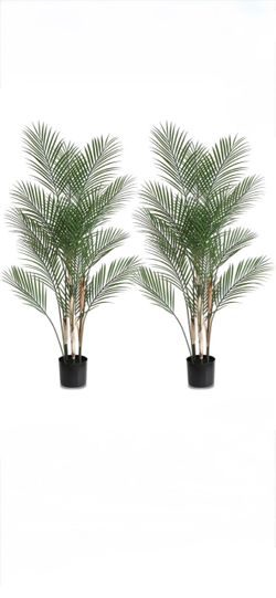 Artificial Palm Trees 4ft tall Set 2 (NEW)
