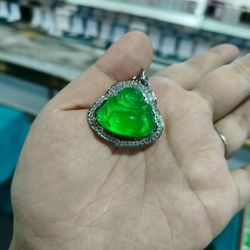 Jade pendant Maitreya Buddha