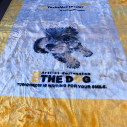 Baby blanket ( the dog ) NEW $ 8.00