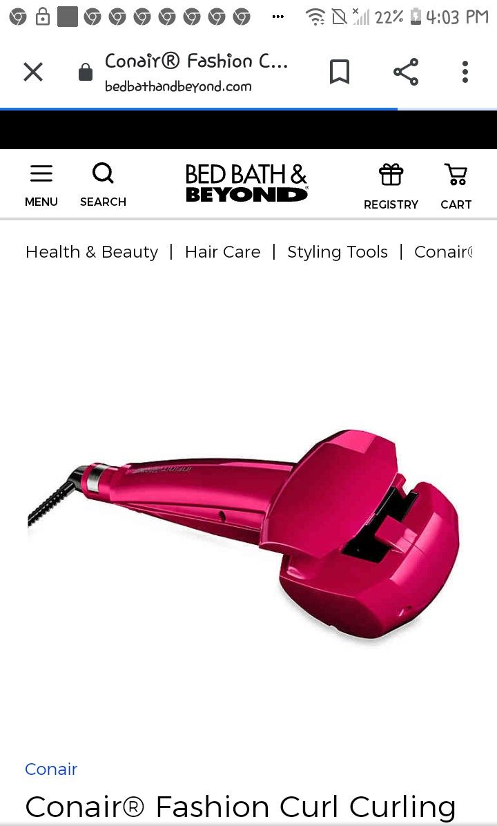 Conair hair curler