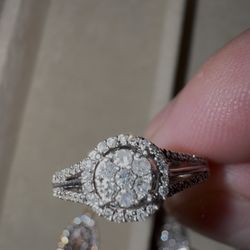 Diamond Ring Silver 