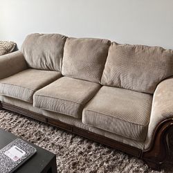 Light Brown Cozy Couches 