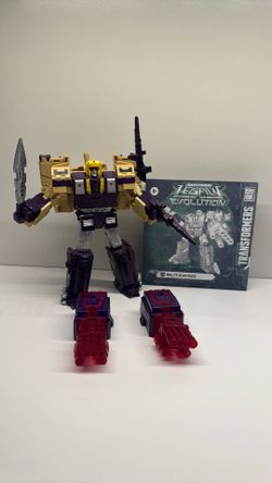 Transformers Toys Generations Legacy Series Leader Blitzwing Triple Changer Action Figure - Kids Ages 8 and Up, 7-inch