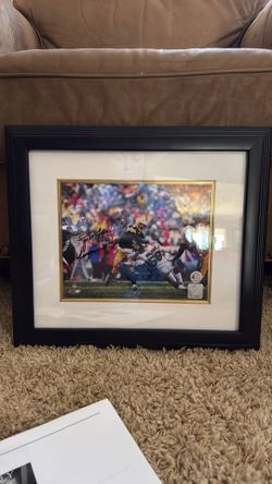 Framed Signed Brett Favre-COA by NFL